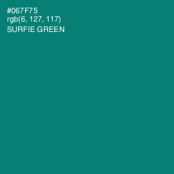 #067F75 - Surfie Green Color Image